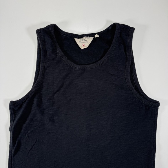 RAG & BONE Slub Tank Top Womens Small Faded Black Handmade In Peru 100% Cotton - Picture 3 of 15